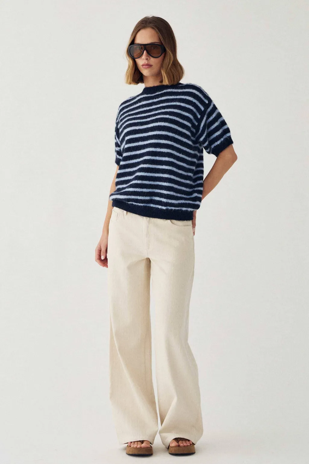 Nln-Monikah Ss Knit 16570003