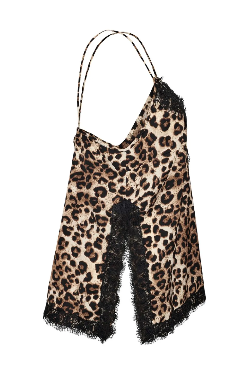 Nmbeya S/L V-Neck Lace Leo Top