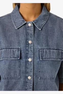 Nmenza S/S Reg Crop Shirt Mg004Mb