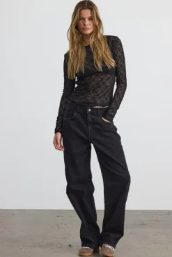 Nmjudith L/S Lace Top