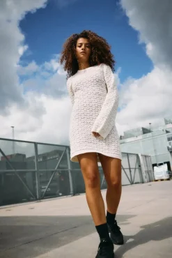 Nmlaika L/S Flared Sleeve Knit Dress Fwd