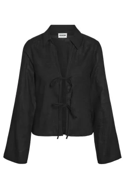 Nmleilani L/S Tie Top Fwd