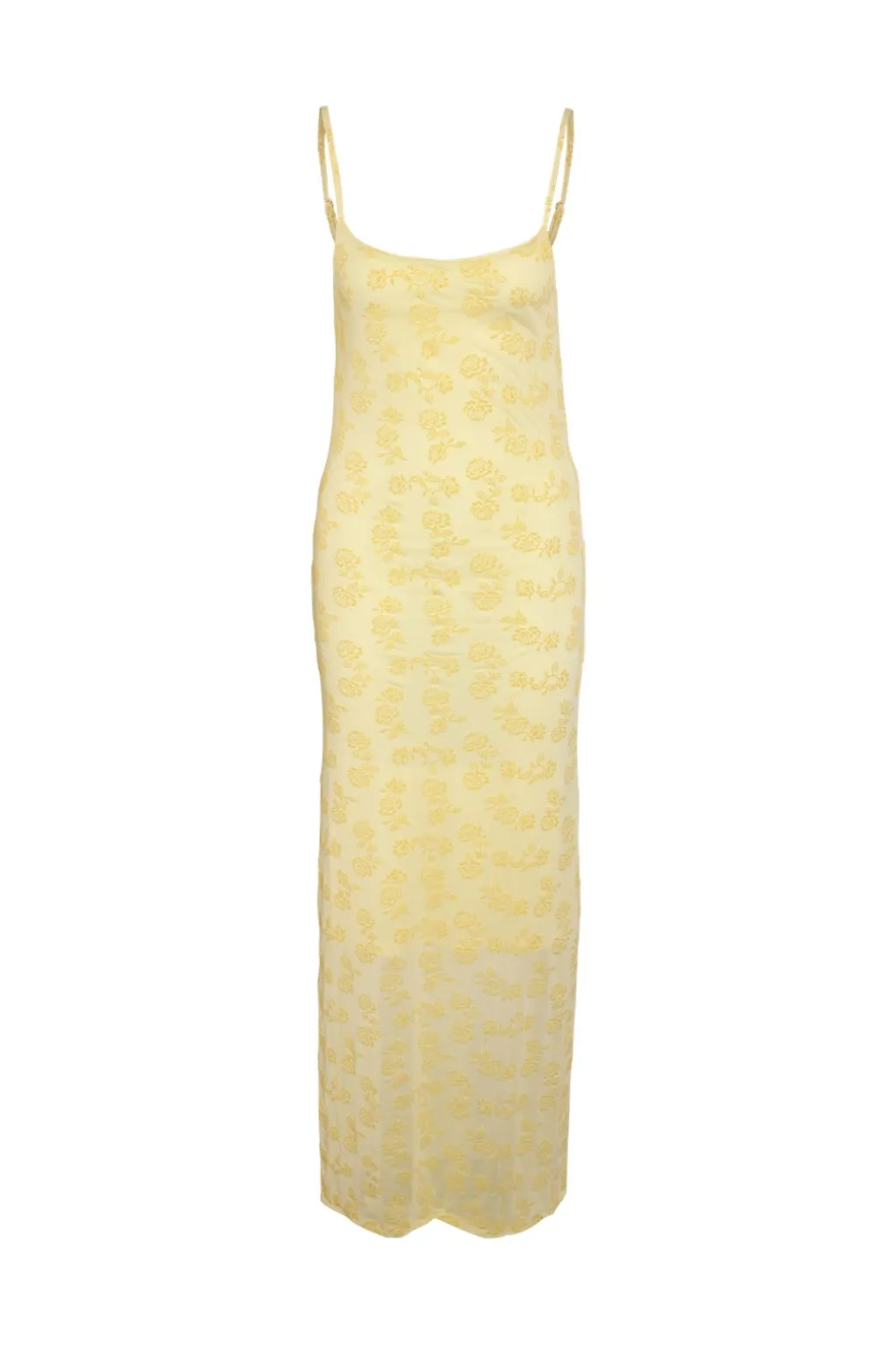 Nmlouise Mesh Flock Long Dress Fwd