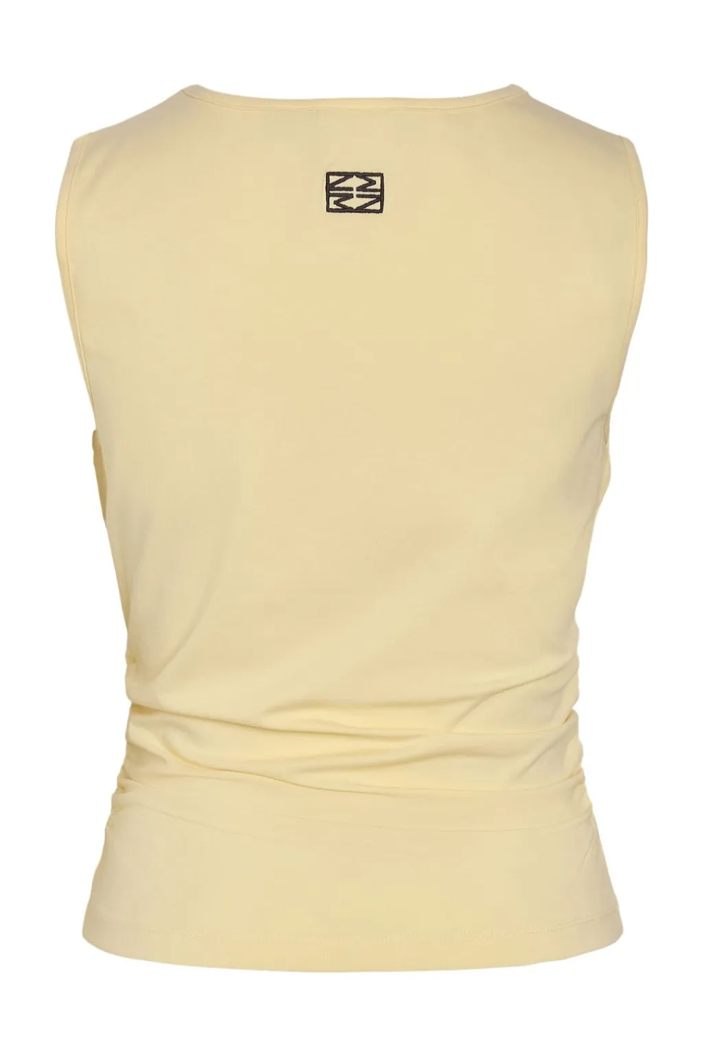 Nmmolly S/L O-Neck Ruching Top