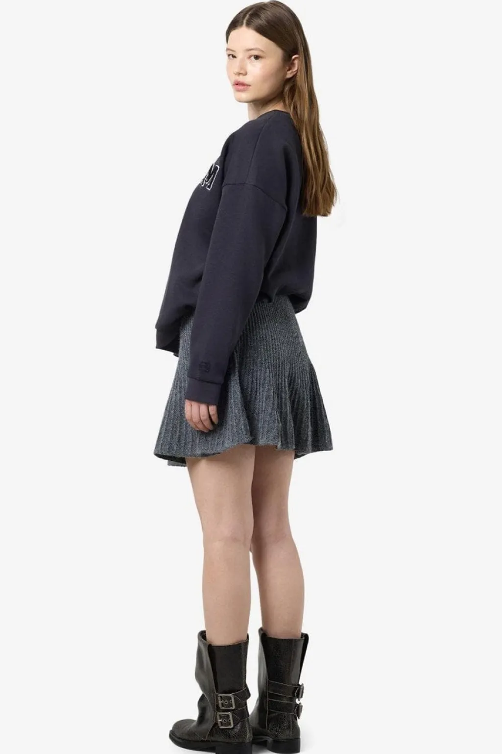 Nmnola Nw Pleated Knit Skirt Fwd