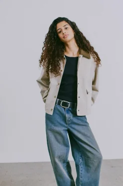 Nmnora Corduroy Collar Jacket