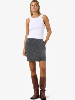 Nmoregon Denim Skirt Bs038Bl