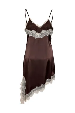 Nmsofie S/L Satin Lace Dress /Tnt8