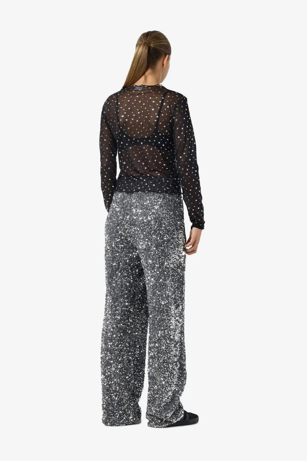 Nmstar Foil L/S High Neck Mesh Fwd