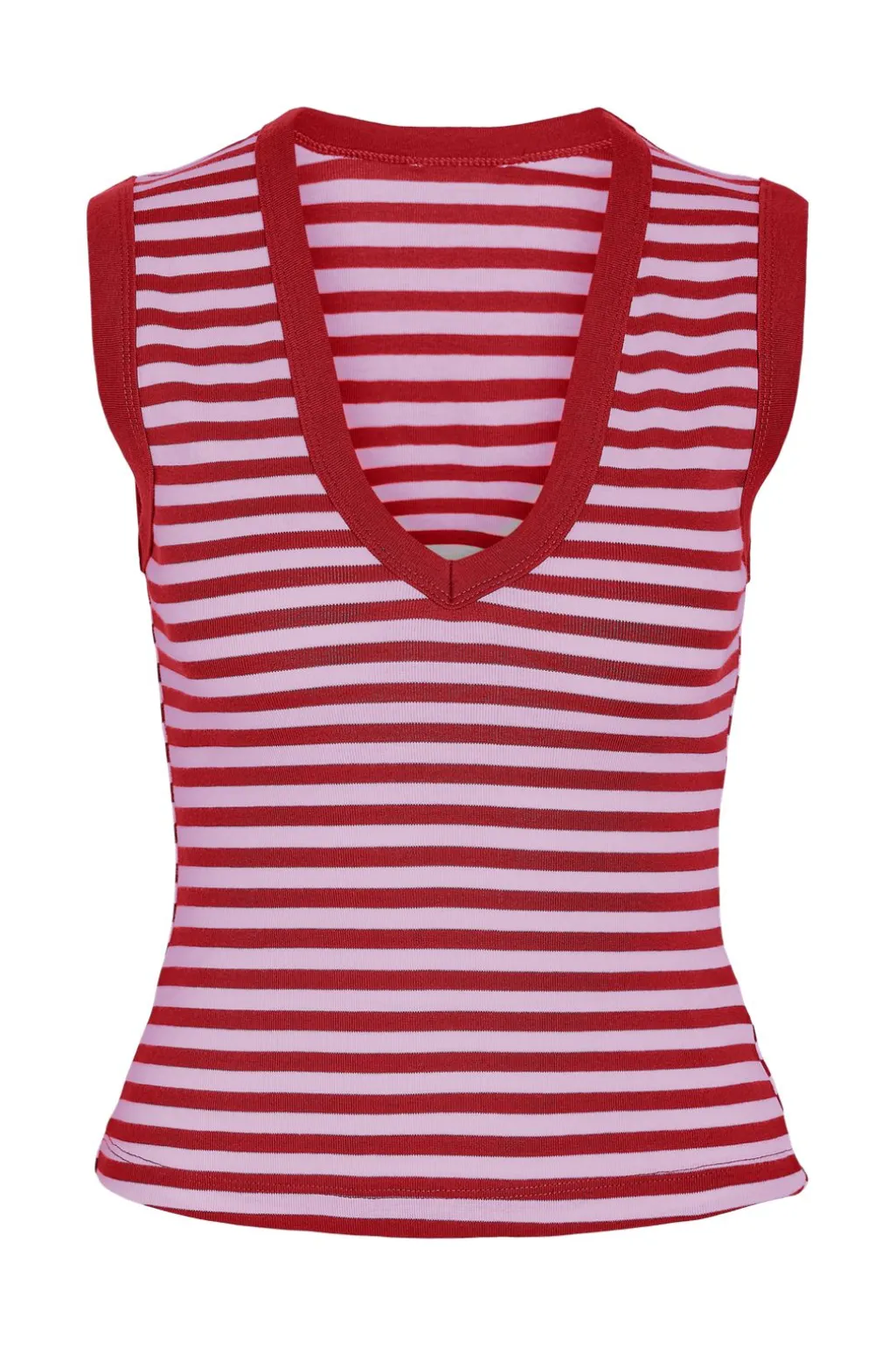 Nmstormi S/L V-Neck Top Tnt/18