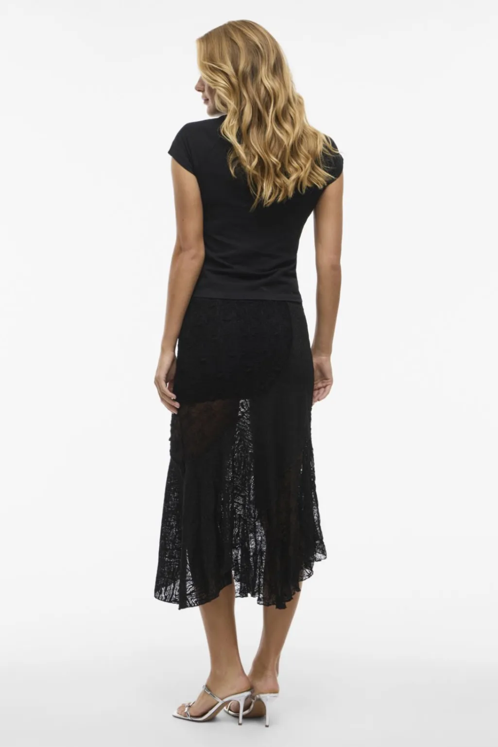 Nmtrudy Asymetric Lace Skirt