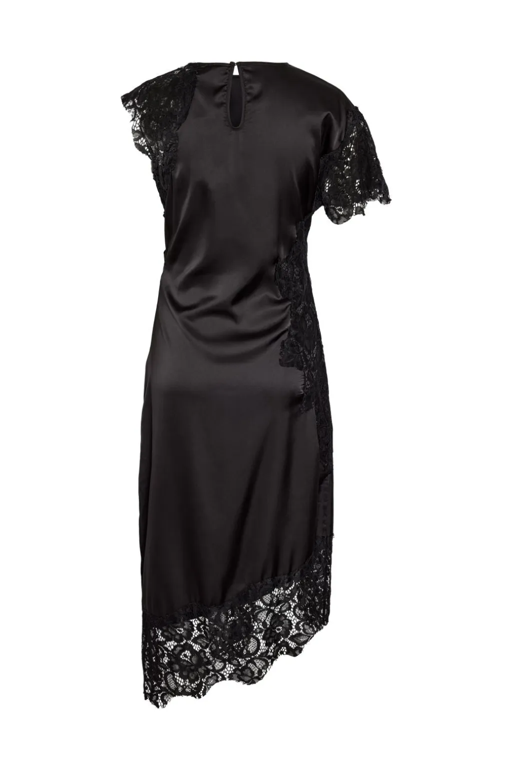 Nmwren S/S Satin Lace Long Dress