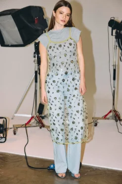 Nmzigga S/L Sequin Mesh Dress