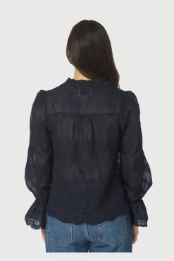 Nnamara Big Embroidery Blouse 163032