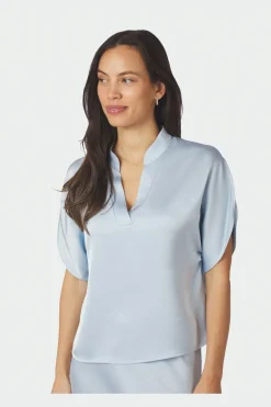 Nnanelle Heavy Sateen Blouse 168286