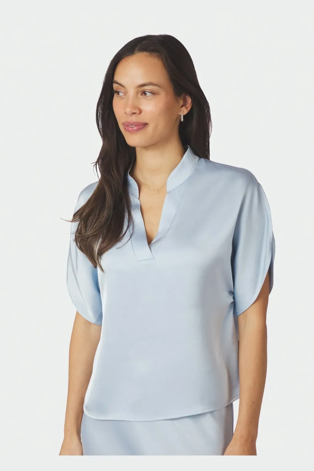 Nnanelle Heavy Sateen Blouse 168286