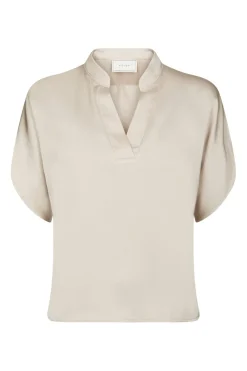 Nnanelle Heavy Sateen Blouse 168286