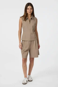 Nnannabella Structure Waistcoat 165355