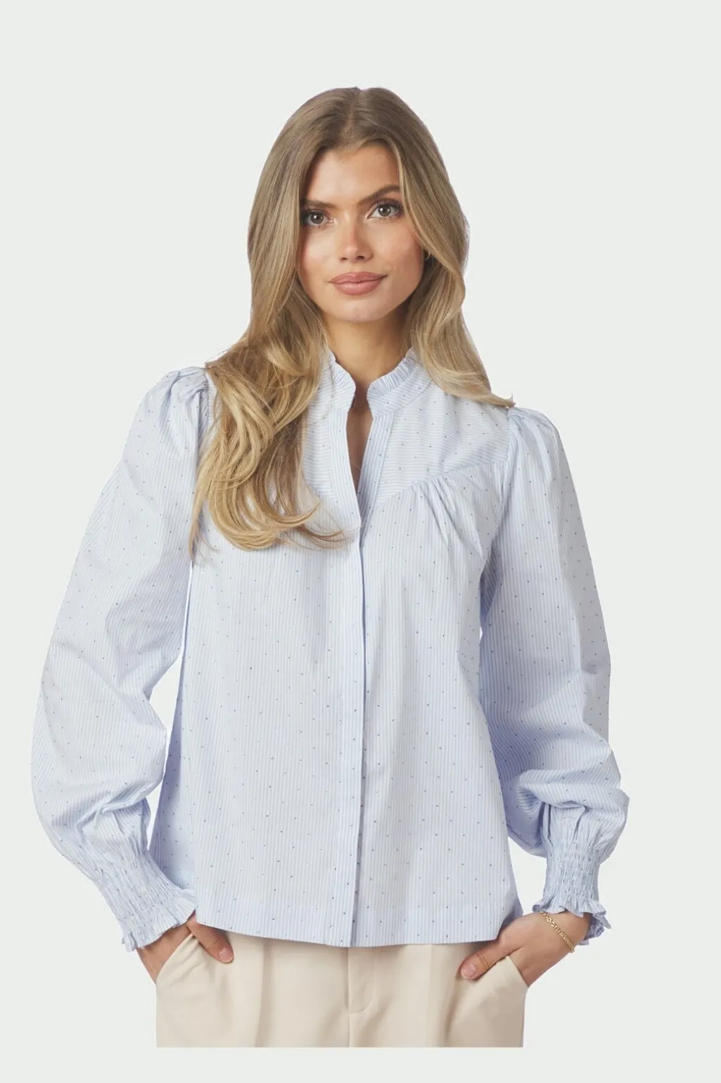 Nnastrida Stripe Stone Blouse 167292