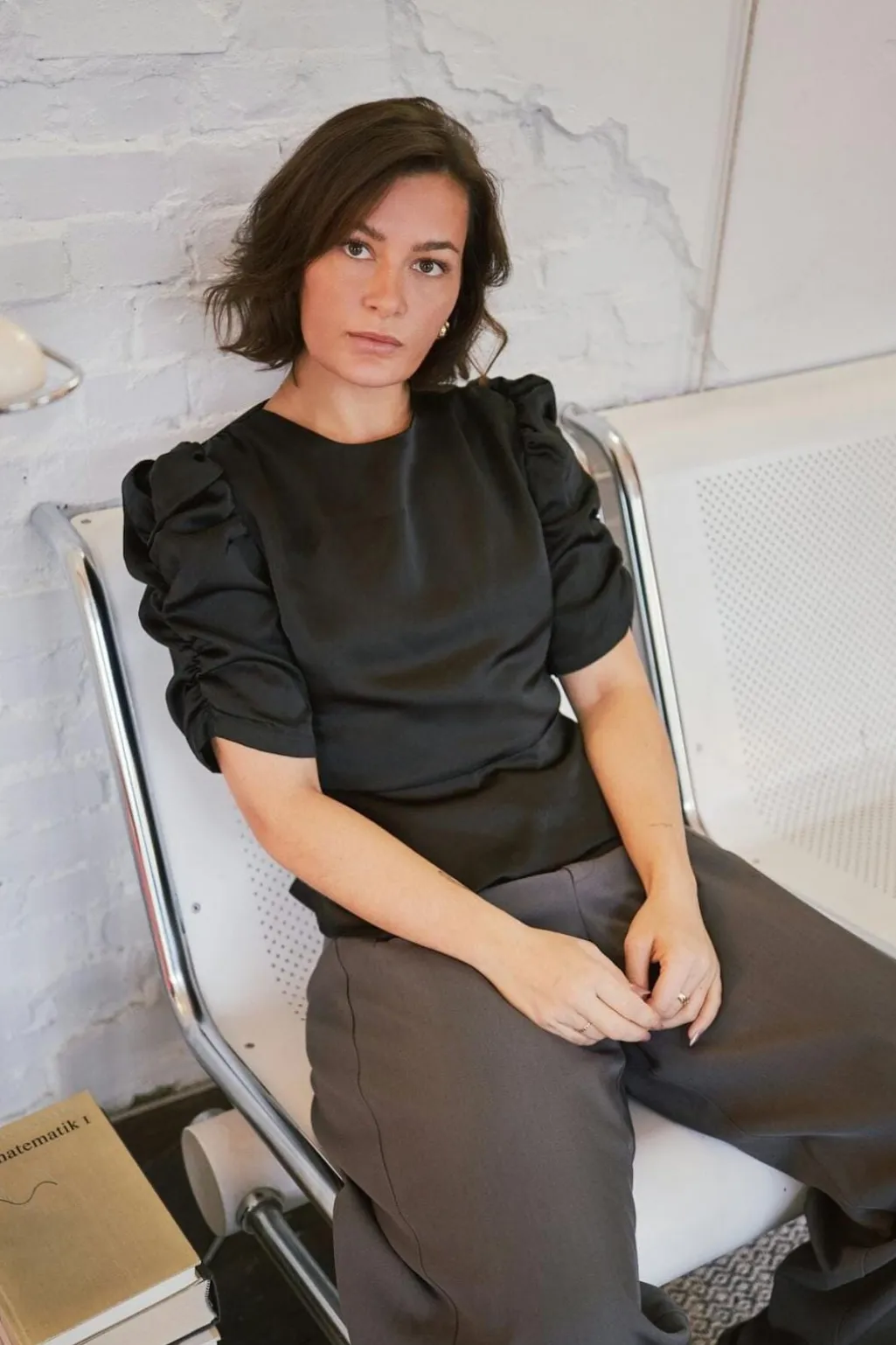 Nnbenua Heavy Sateen Blouse 167069