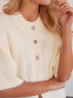 Nnbenuta Fluffy Knit Cardigan 165816