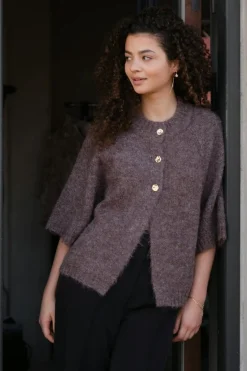 Nnbenuta Fluffy Knit Cardigan 165816