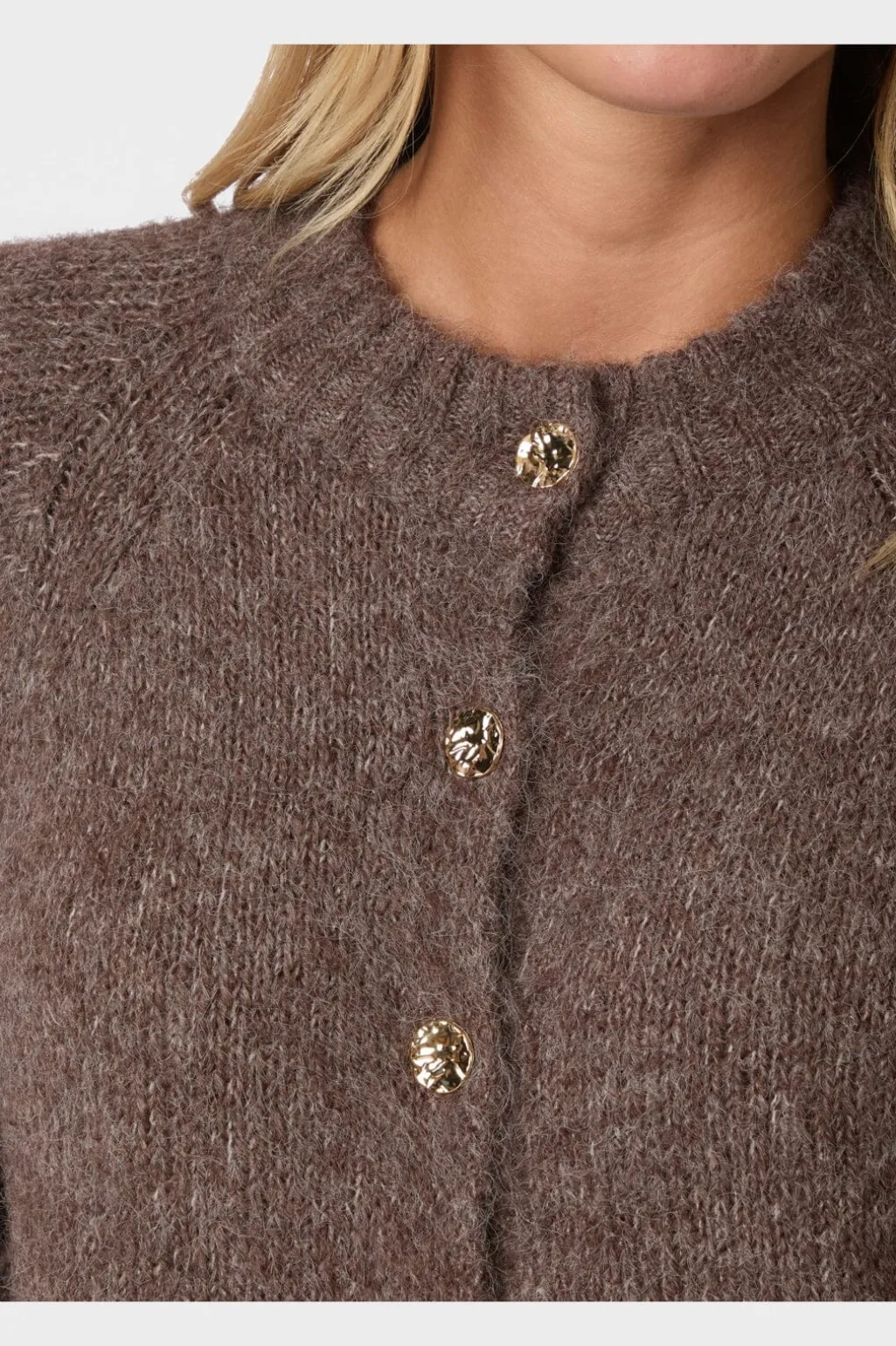 Nnbenuta Fluffy Knit Cardigan 165816