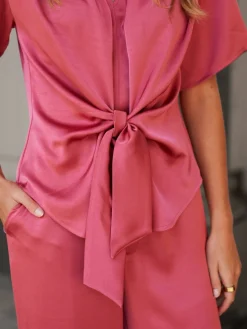 Nncasadia Heavy Sateen Blouse 165695