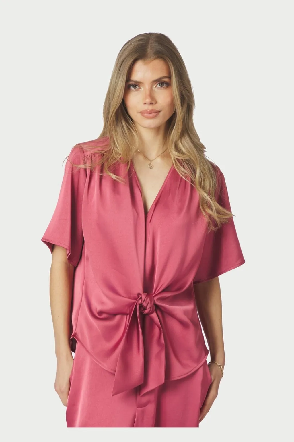Nncasadia Heavy Sateen Blouse 165695