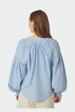 Nncelise Chambray Blouse 168738