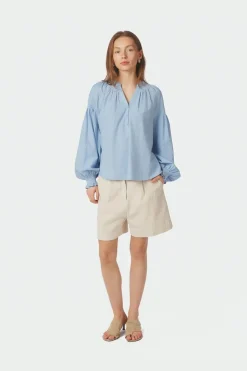 Nncelise Chambray Blouse 168738