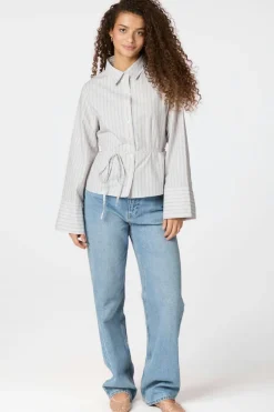 Nnclarida Stripe Shirt 164934