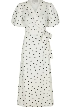 Nnclarine Linen Dot Dress 170637
