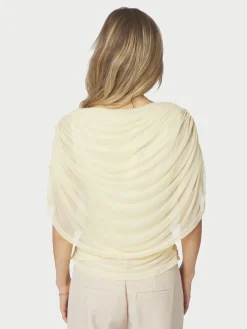 Nncottuna Drapy Mesh Top 167205