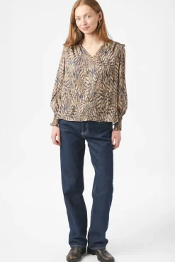 Nndavina Pattern Blouse 166259