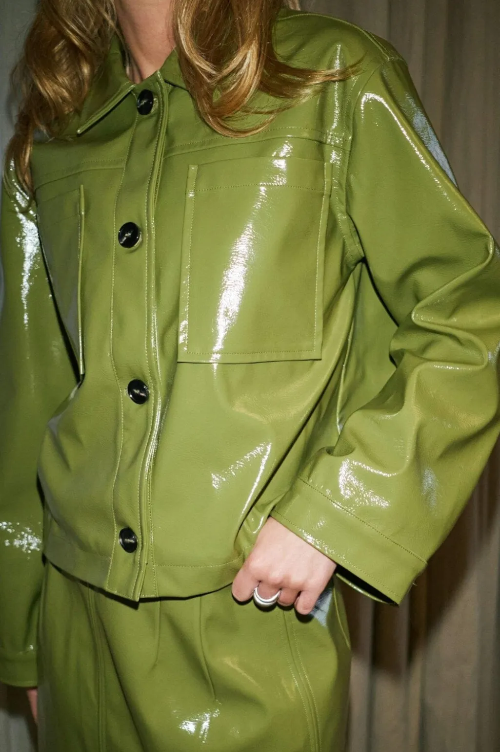 Nnemilia Patent Jacket 164794