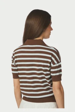 Nnemira Knit Polo Top 168576