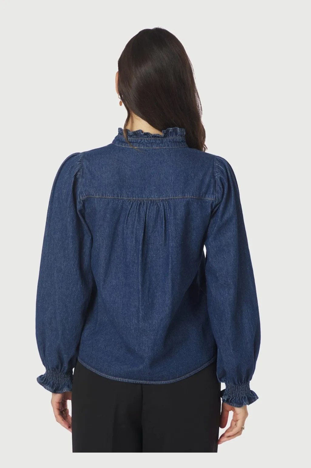 Nnemmeline Denim Blouse 164434