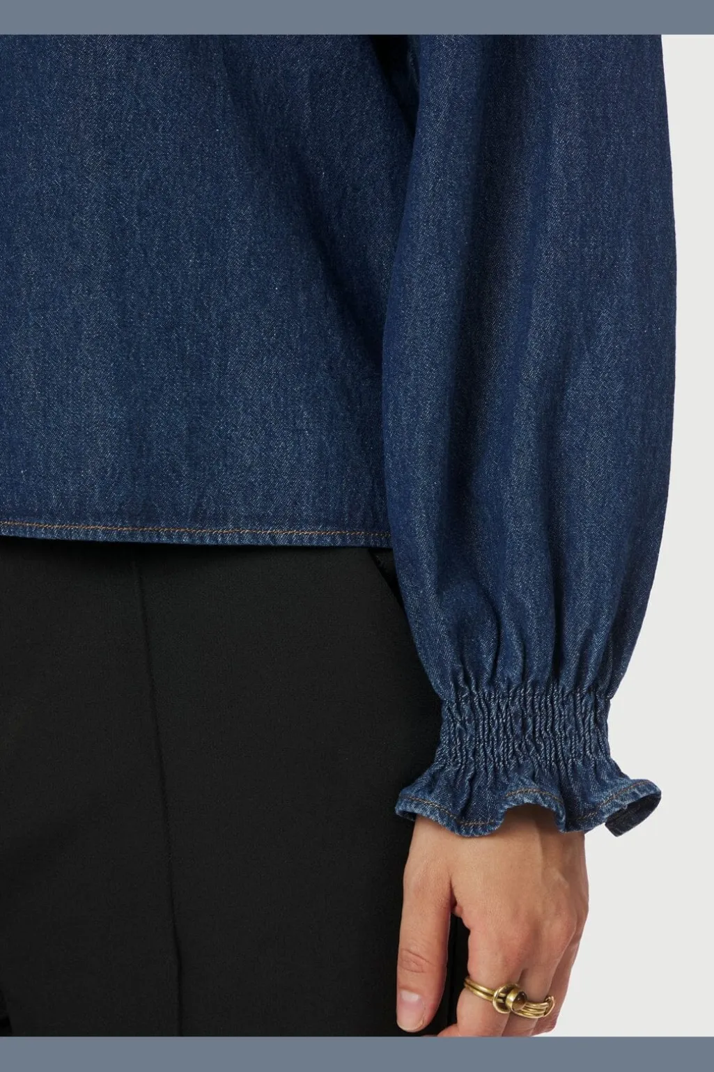 Nnemmeline Denim Blouse 164434