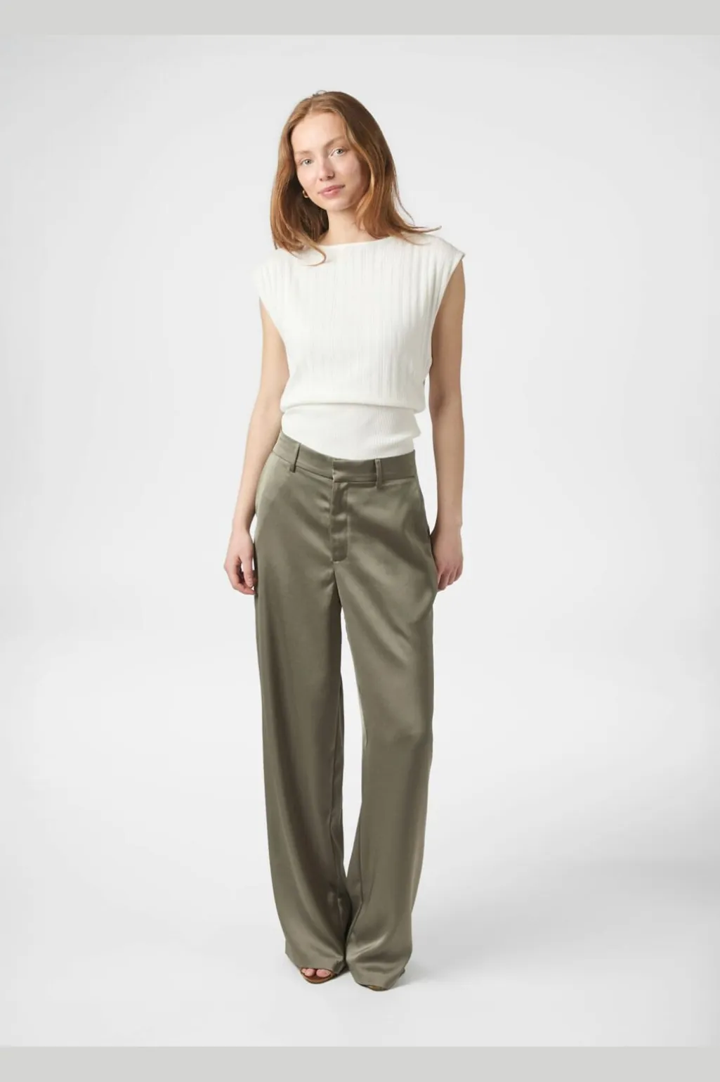 Nnemmett Heavy Sateen Pants 164136