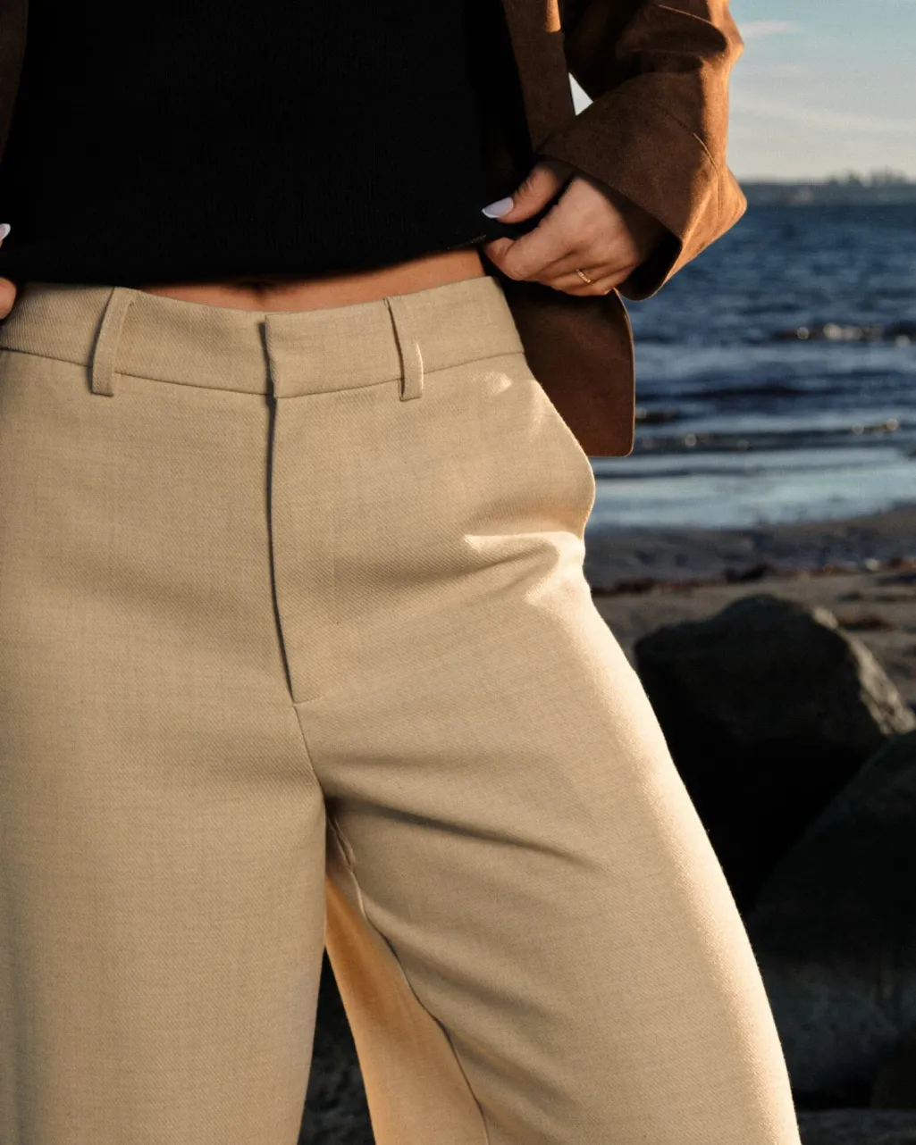 Nnemmett Melange Pants 165059