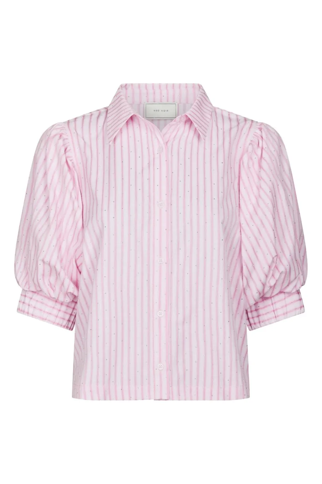 Nnetta Soft Stripe Stone Shirt 166416