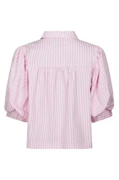 Nnetta Soft Stripe Stone Shirt 166416