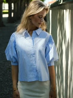Nnetta Stripe Stone Shirt 168625