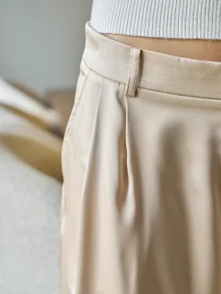 Nnfayla Drapy Satin Balloon Pants 167418