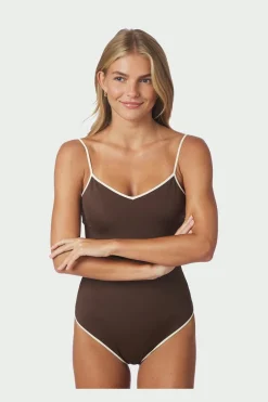 Nnfelice Solid Contrast Swimsuit 167795