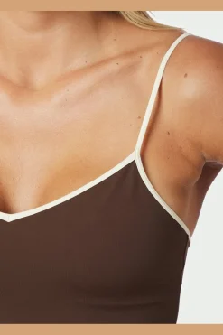 Nnfelice Solid Contrast Swimsuit 167795