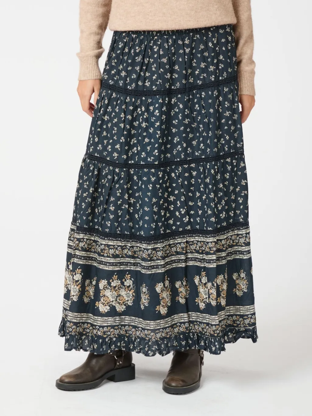 Nnfelicia Mini Border Skirt 162569