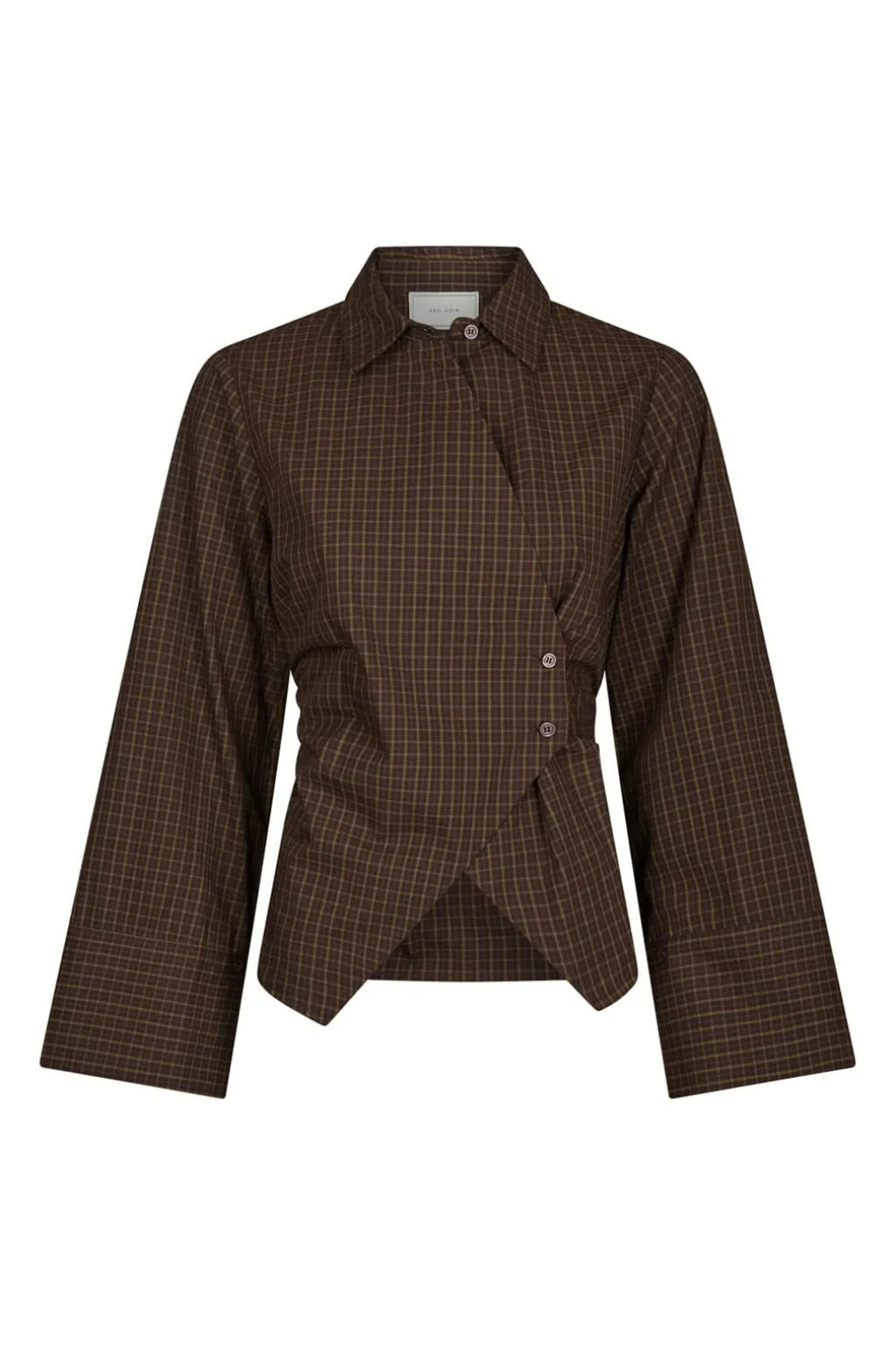 Nnfenli Small Check Shirt 170086