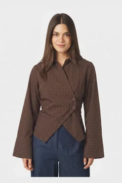 Nnfenli Small Check Shirt 170086